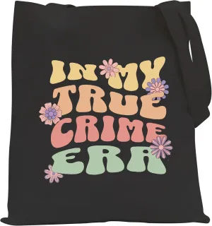 POFULL True Crime Junkie Gift In My True Crime Era Tote Bag Murder Mystery Gift