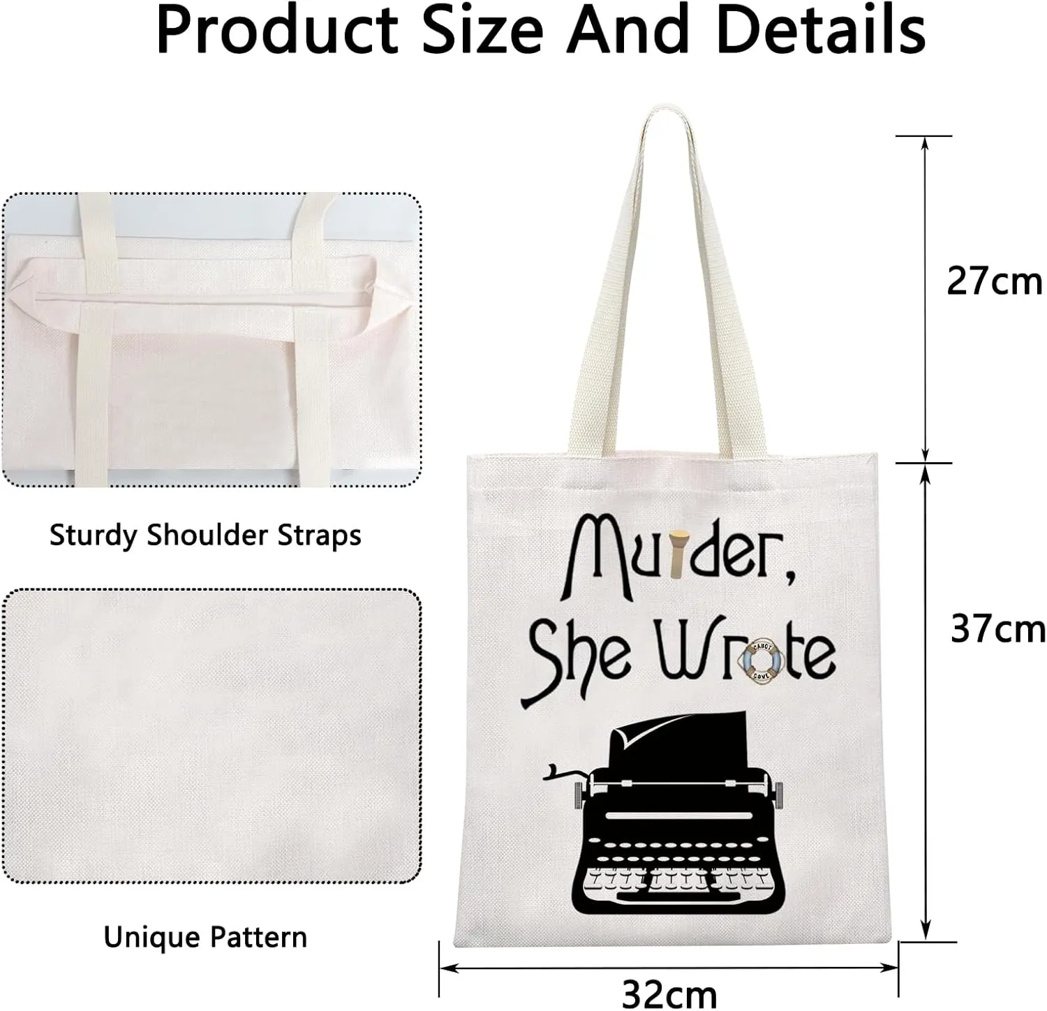 POFULL TV Show Inspired Gift TV Show Fans Cosmetic Bag