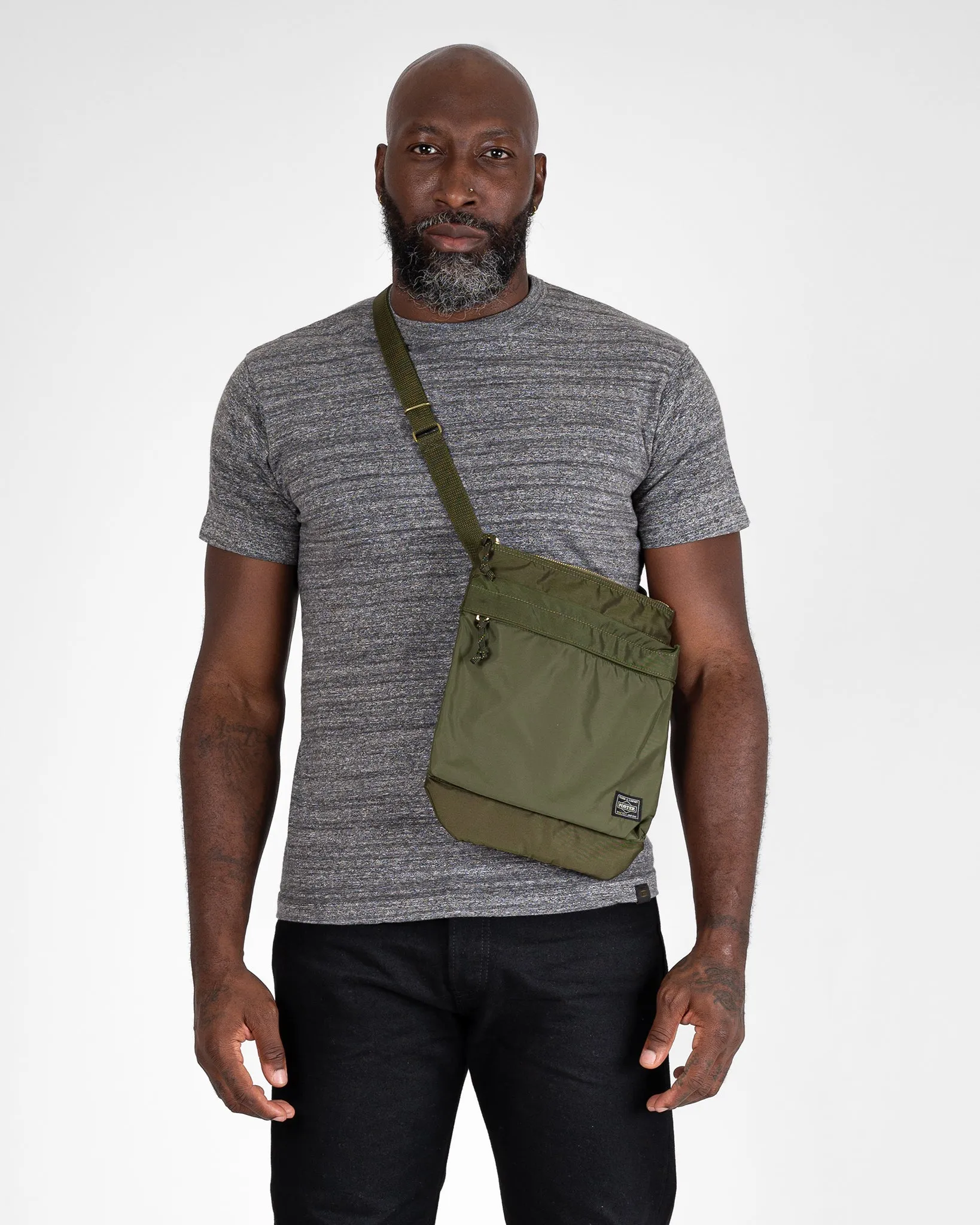 Porter - Yoshida & Co. - Force Shoulder Bag 2 - Olive
