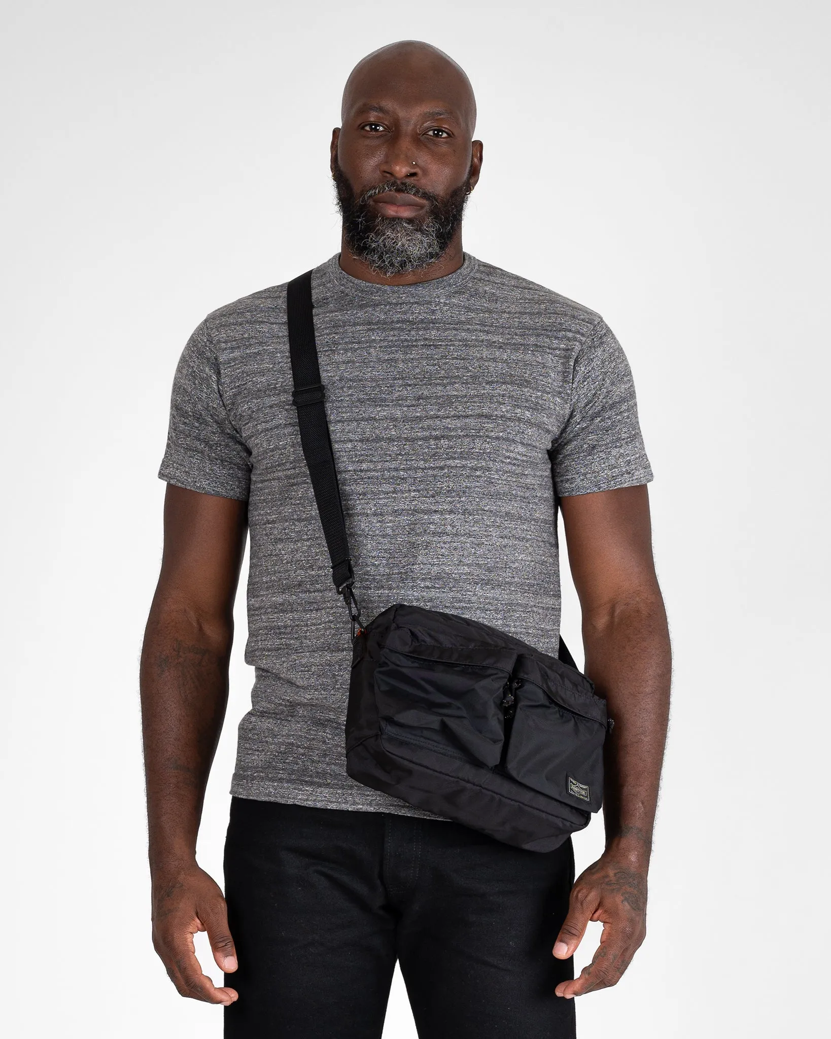 Porter - Yoshida & Co. - Force Small Shoulder Bag - Black