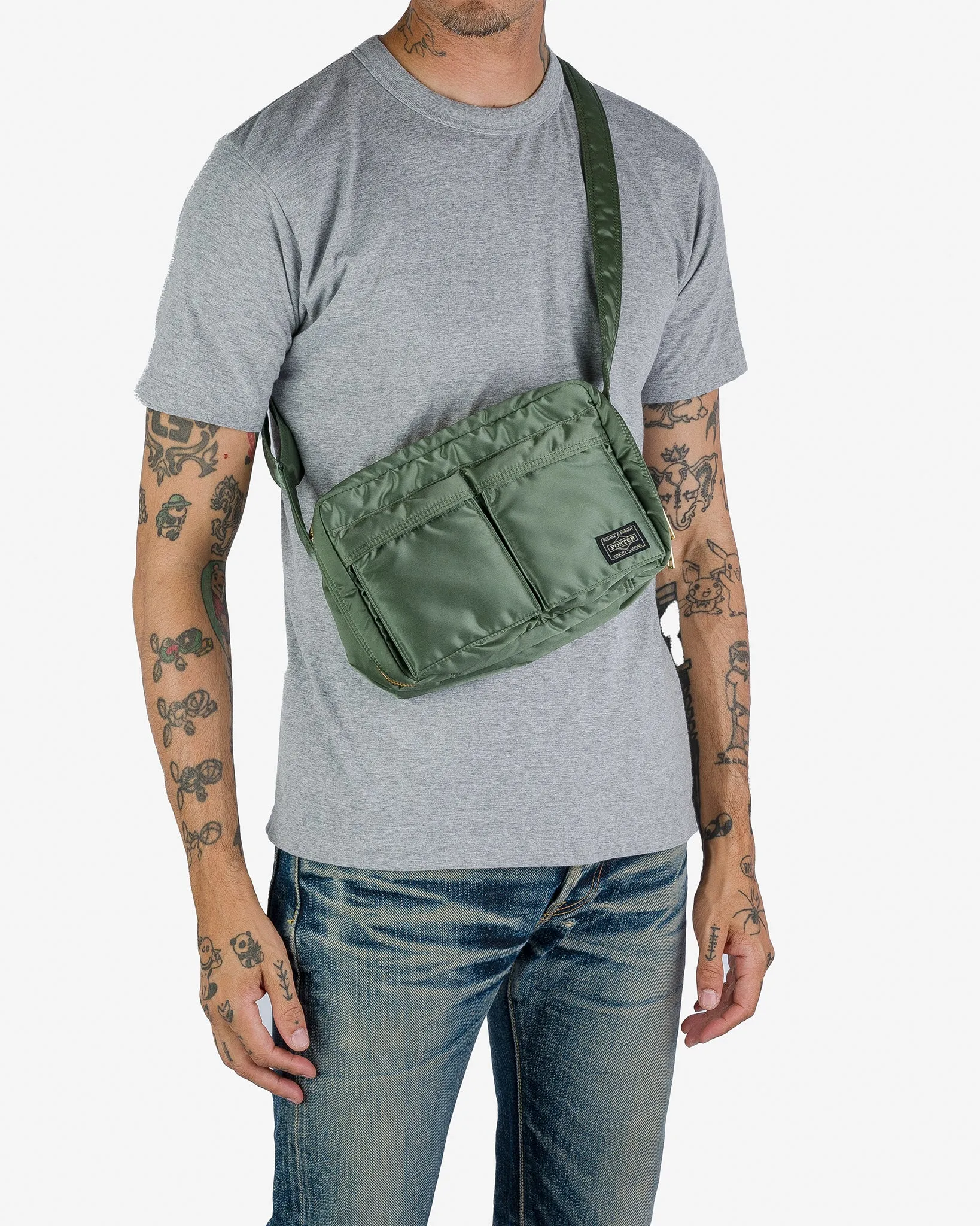 Porter - Yoshida & Co. - Tanker Shoulder Bag - Sage Green
