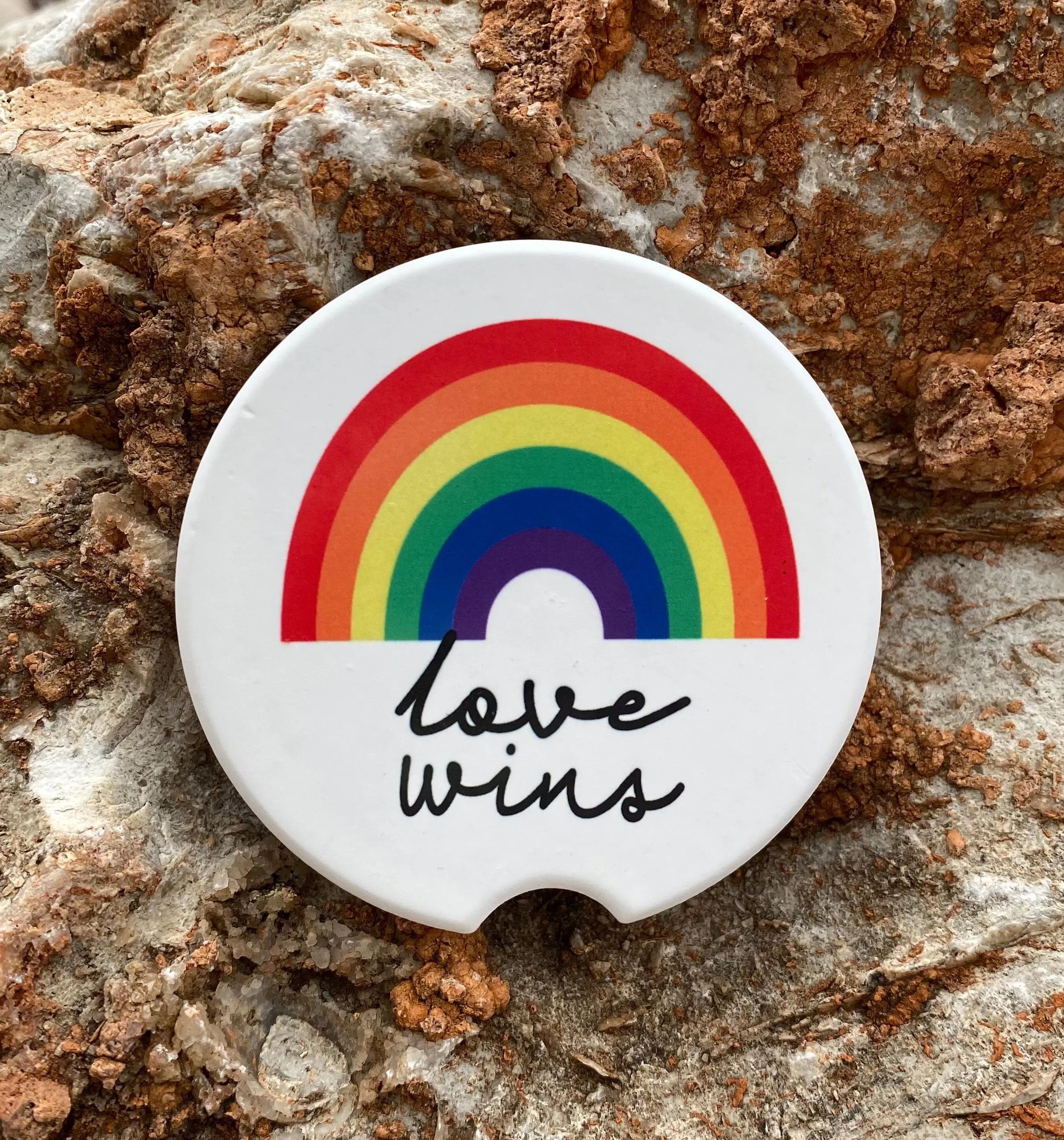 Pride Sandstone Car Coasters