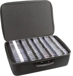Pro One Touch Card Holder with Zipper Lock - Trading Card Storage Box Fits 60 One Touch Magnetic Cases - Compatible with Project 2020 and Project 70 Sets - Great Trading Card Case
