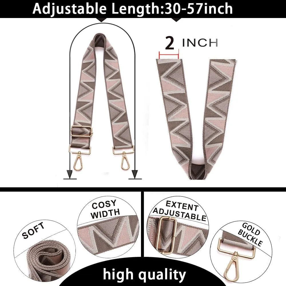 Purse Straps Replacement Wide Crossbody Shoulder Strap for Bags Purse Extender Accessories Guitar Straps