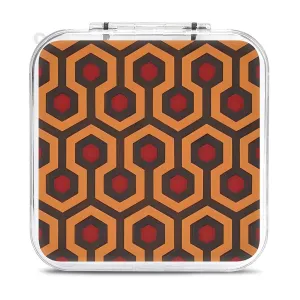 QMNBTES Shining Overlook Switch Game Case Switch Game Holder Cartridge Case Storage 12 Games & 2 Micro Sd Card Slots, Travel Carry Cases, Portable Games Card Storage, Hard Shell, Buckle Closure