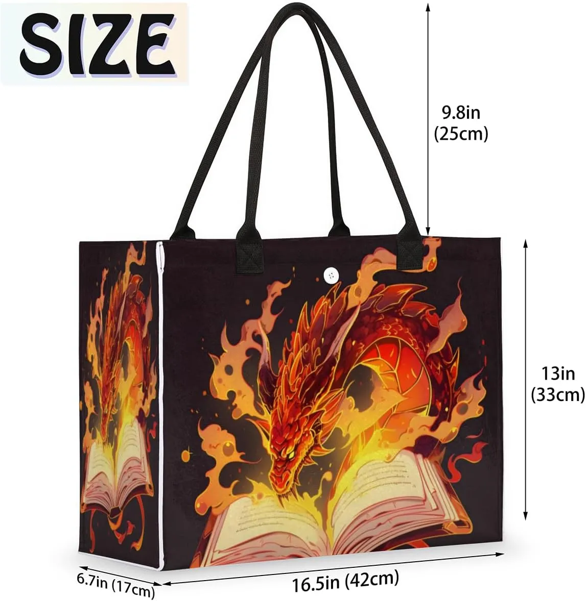 QsirBC Abstract Design Decor Tote Bag for Women Shoulder Bags with Pockets Handbags Purses Large Totes
