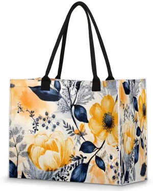 QsirBC Abstractions Decor Pattern Tote Bag for Women Shoulder Bags with Pockets Handbags Purses Large Totes