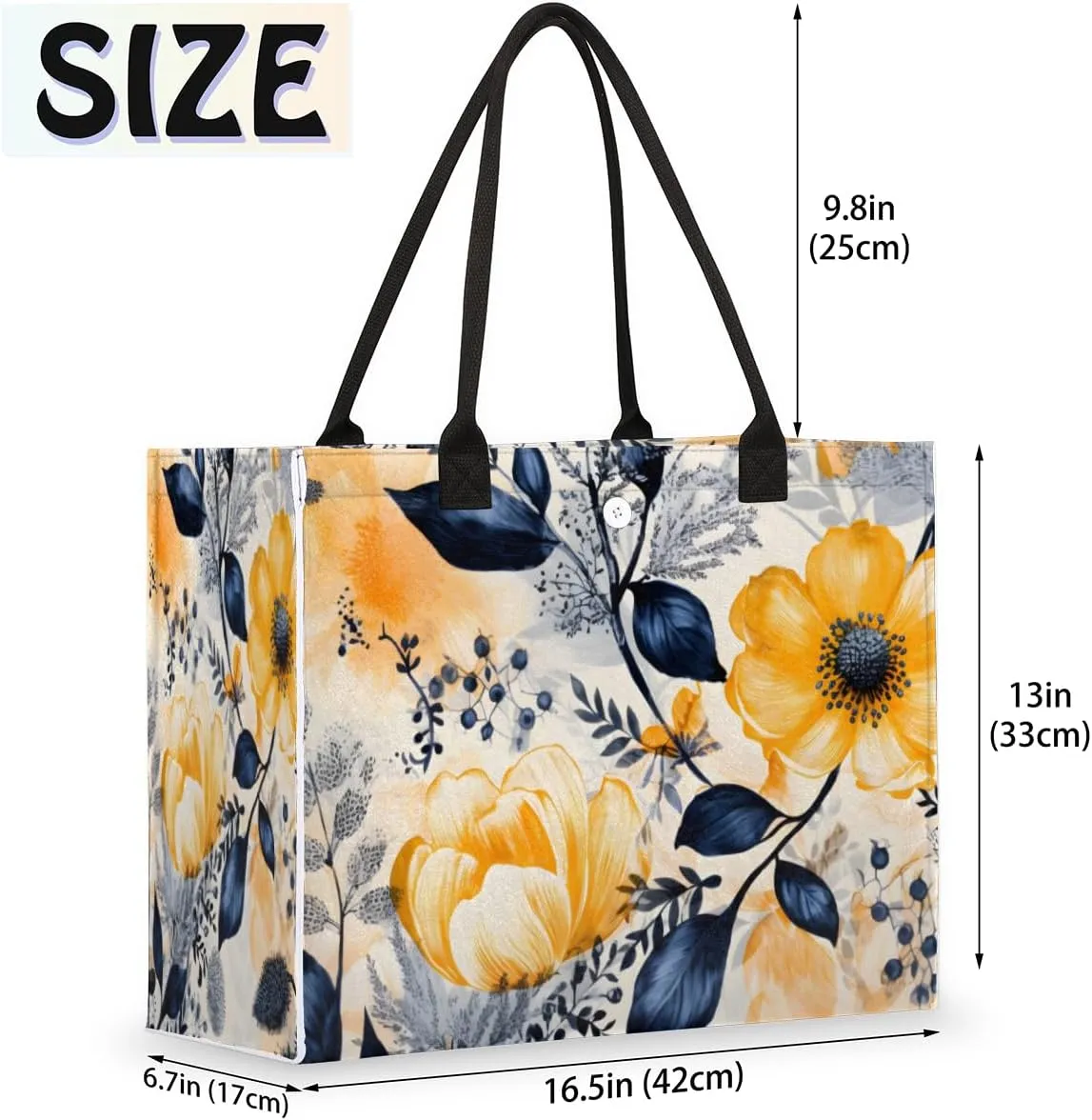 QsirBC Abstractions Decor Pattern Tote Bag for Women Shoulder Bags with Pockets Handbags Purses Large Totes