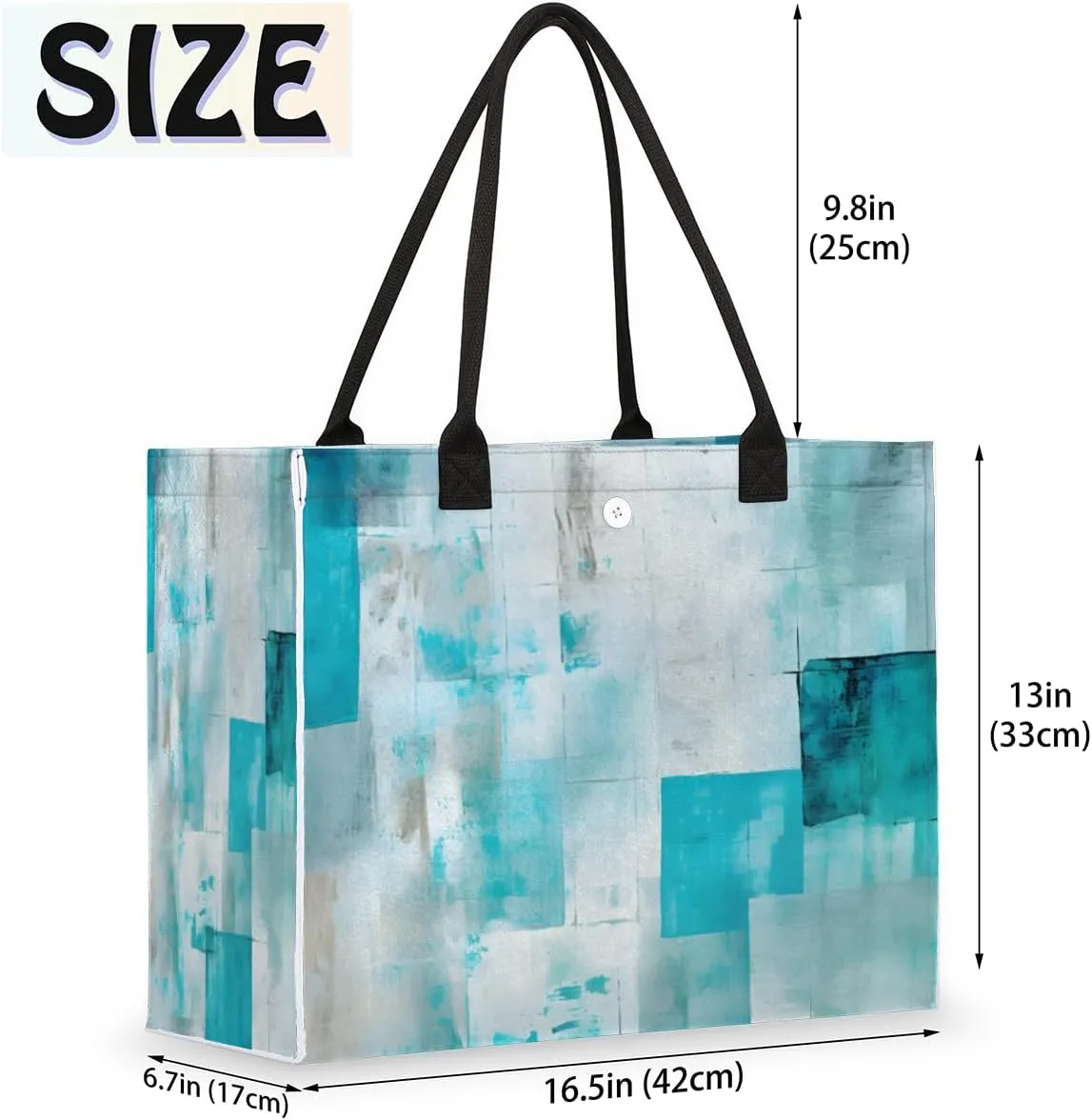 QsirBC Cats Animals Pattern Tote Bag for Women Shoulder Bags with Pockets Handbags Purses Large Totes