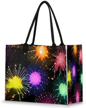 QsirBC Classic Abstractions Tote Bag for Women Shoulder Bags with Pockets Handbags Purses Large Totes