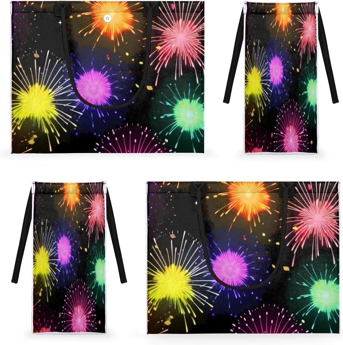 QsirBC Classic Abstractions Tote Bag for Women Shoulder Bags with Pockets Handbags Purses Large Totes