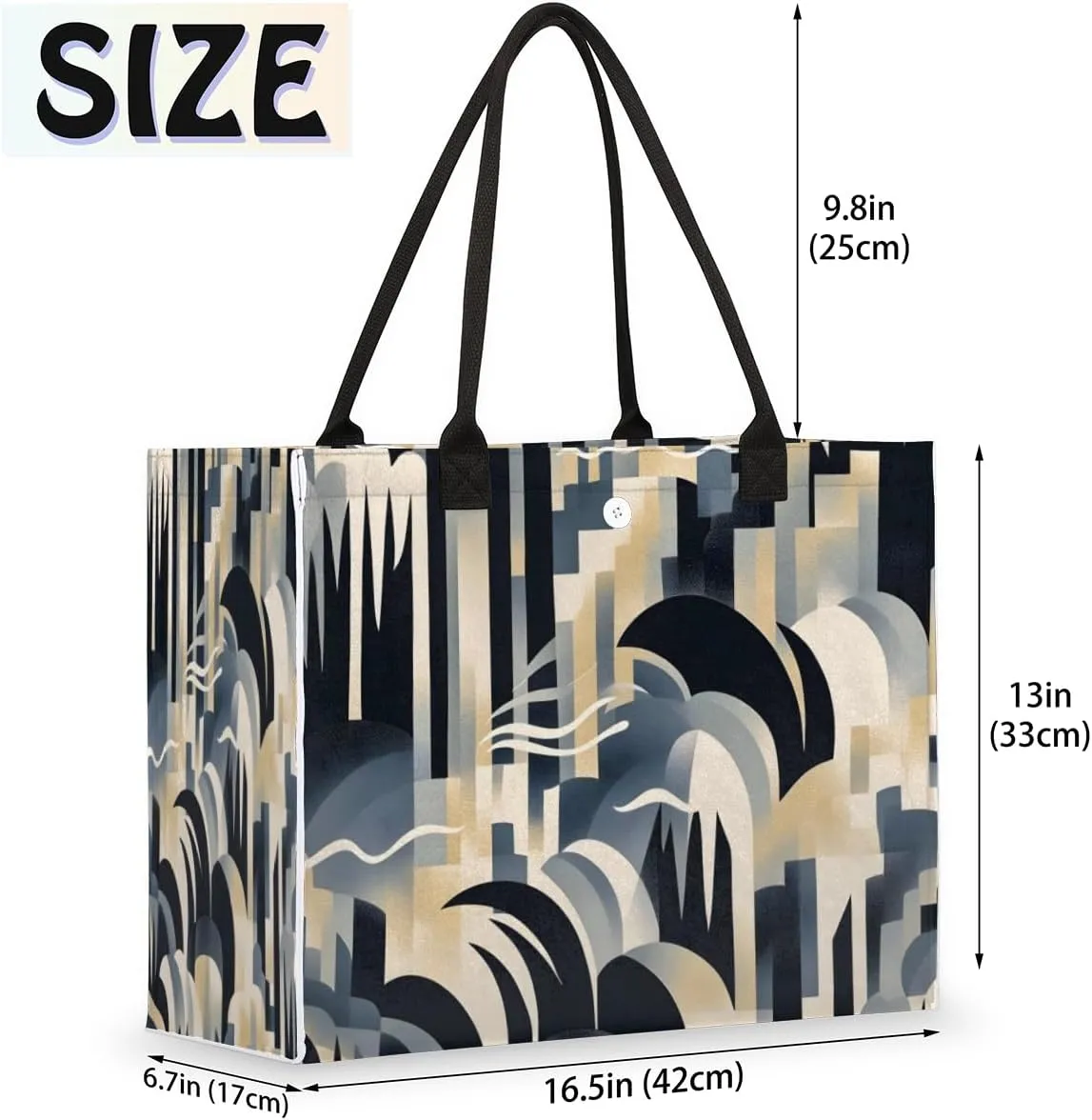 QsirBC Marbles Classic Pattern Tote Bag for Women Shoulder Bags with Pockets Handbags Purses Large Totes