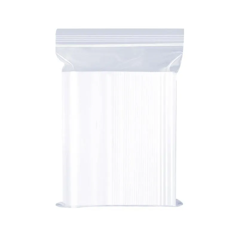 Resealable ZipLock Plastic Bags 100PCS 11Sizes