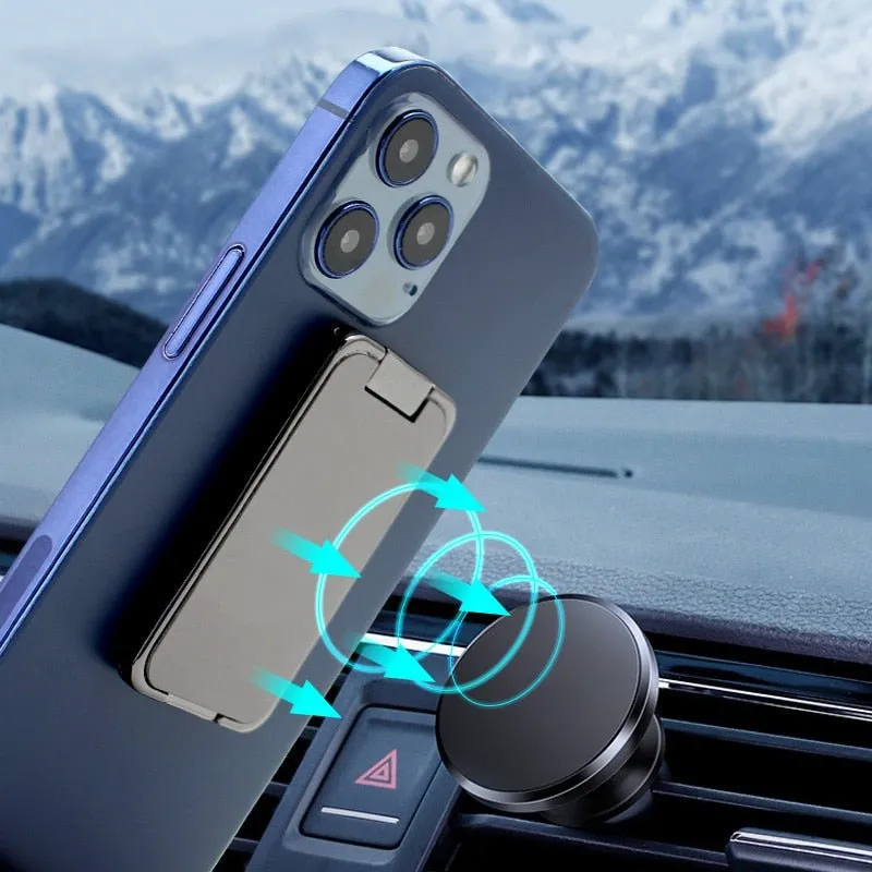 Retractable Magnetic Phone Ring Holder