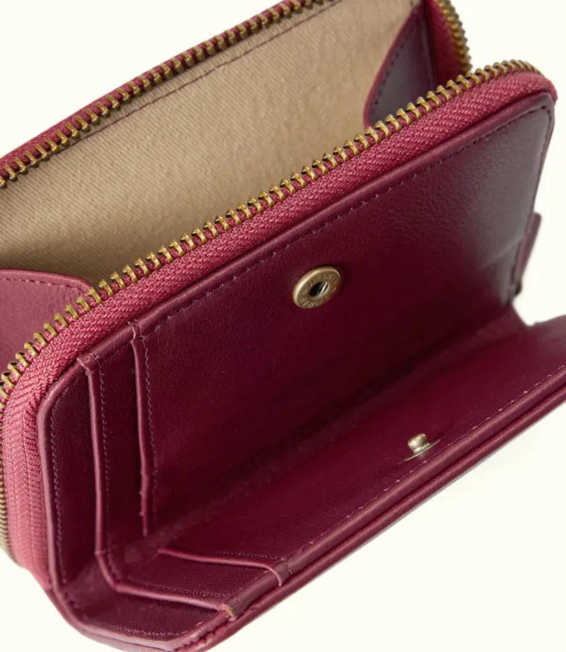 R.M.Williams - Avalon Zip Around Wallet - Cranberry