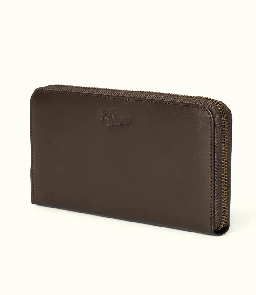 R.M.Williams - Singleton Zip Wallet - Dark Chocolate