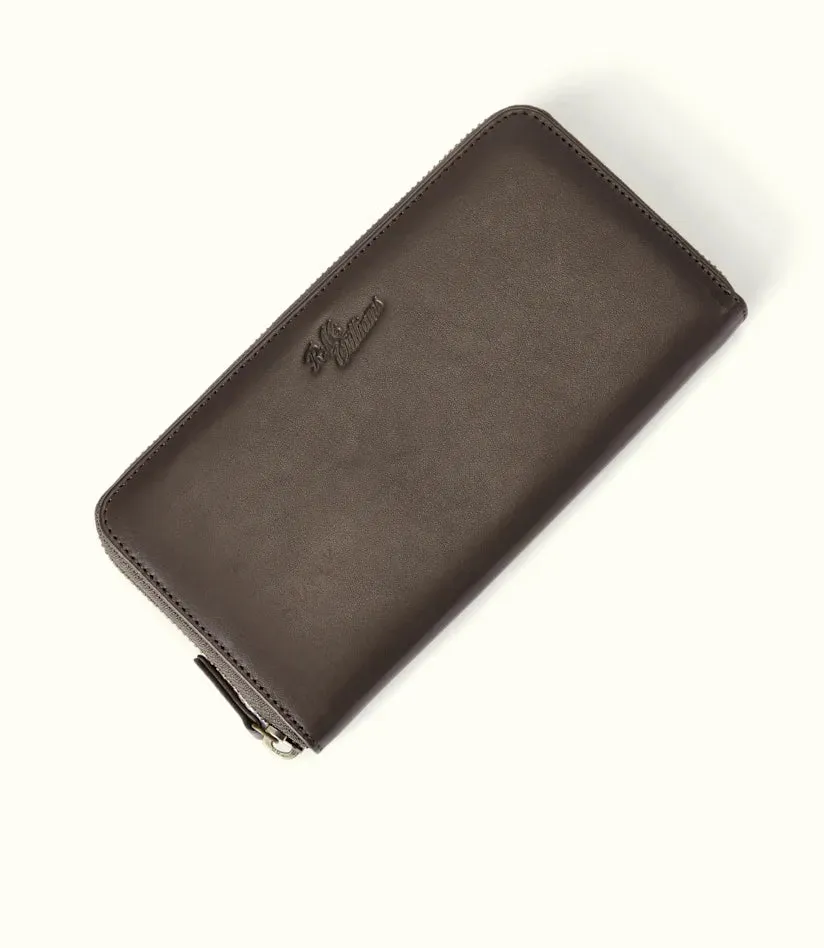 R.M.Williams - Singleton Zip Wallet - Dark Chocolate