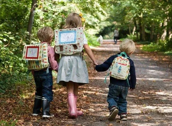 Robbie the robot Picture Satchel by Pink Lining Kids