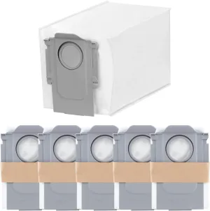 roborock 6 Packs Disposable Dust Bags for QRevo series S8MaxV Ultra, S8Max Ultra, QrevoMaxV, QrevoPro, Qrevo Curv, QrevoCurvS5X,QrevoEdge,Saros10series,Qrevo Slim, QrevoEdgeS5A,QV 35A Robot Vacuum