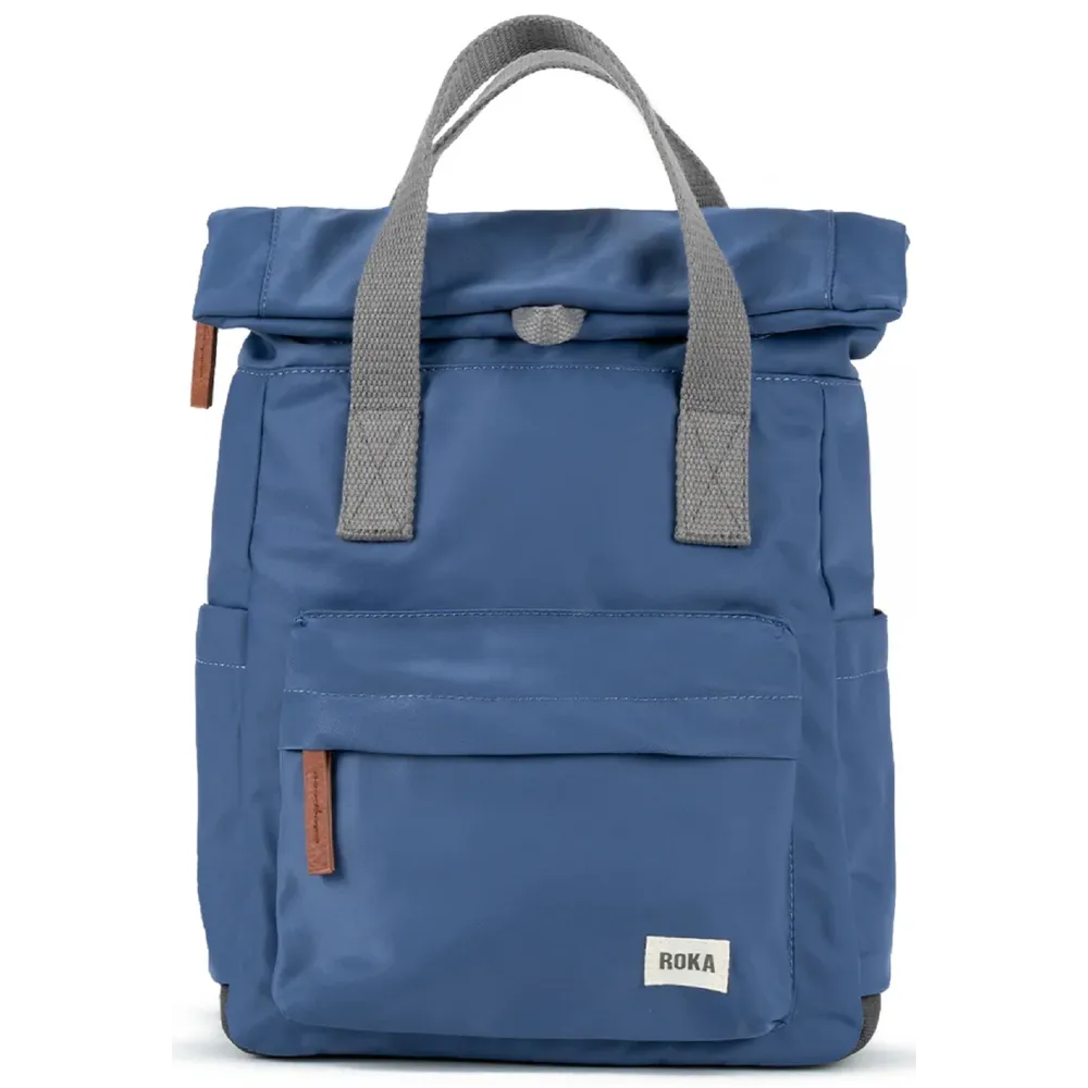 Roka Canfield B Burnt Blue Recycled Nylon Bag