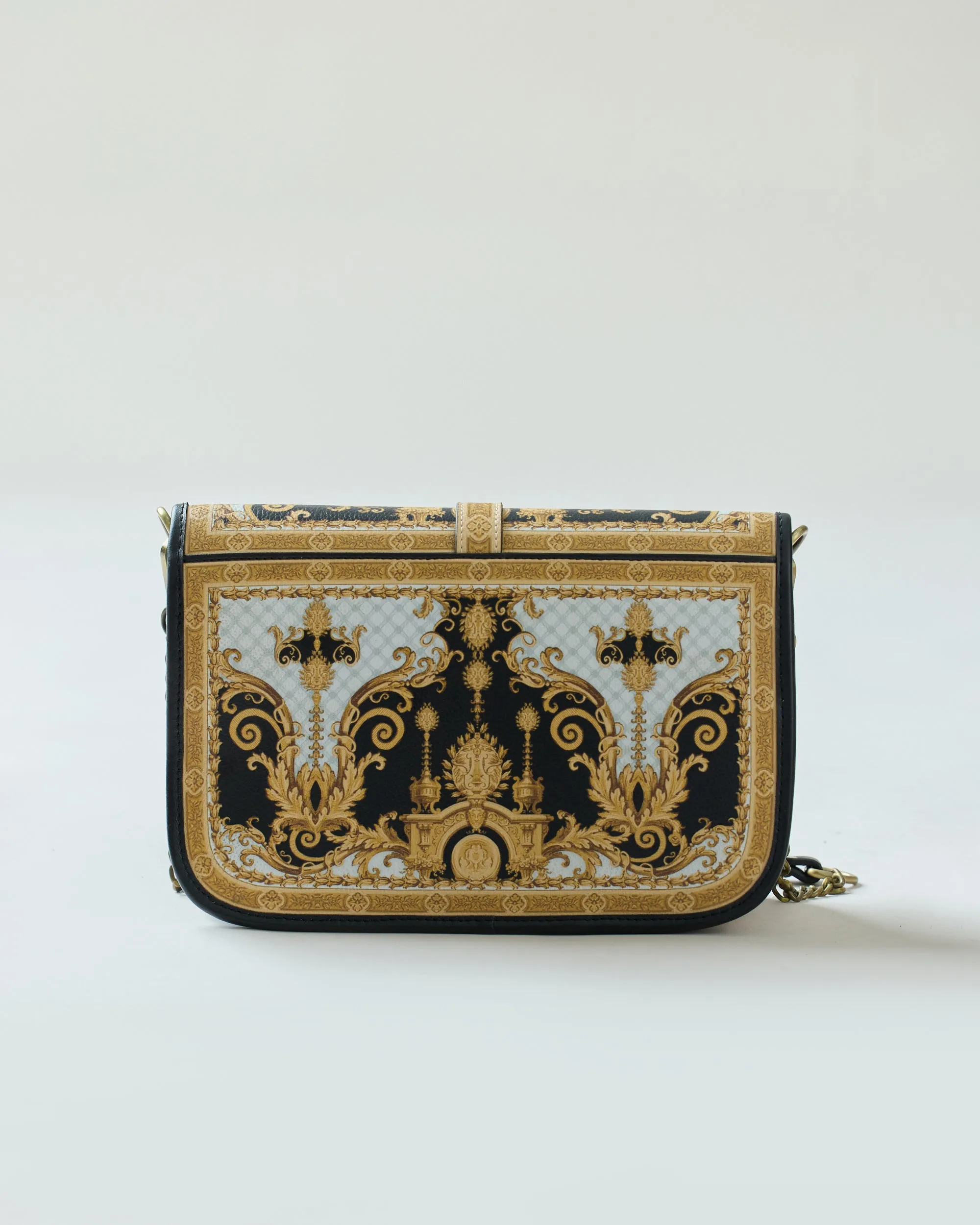 Rome - Satchel : Black/Gold