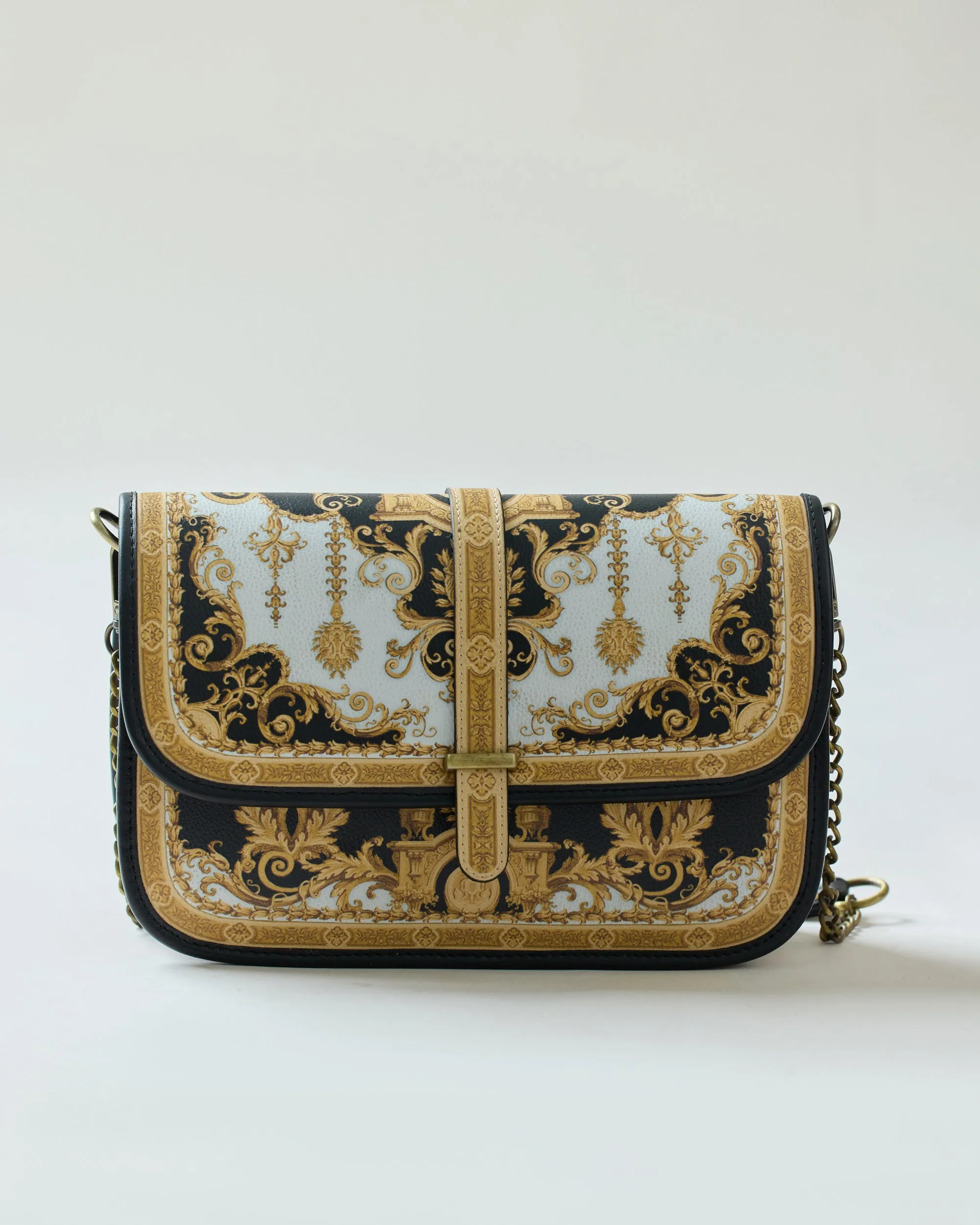 Rome - Satchel : Black/Gold