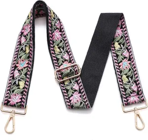 S-Jacorry Purse Strap Replacement Crossbody Wide Shoulder Strap Adjustable Canvas Straps Handbag Strap Replacement Belts