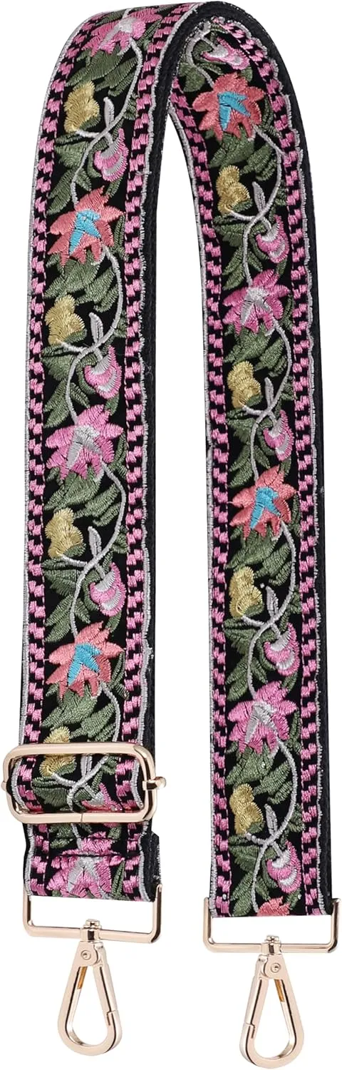 S-Jacorry Purse Strap Replacement Crossbody Wide Shoulder Strap Adjustable Canvas Straps Handbag Strap Replacement Belts