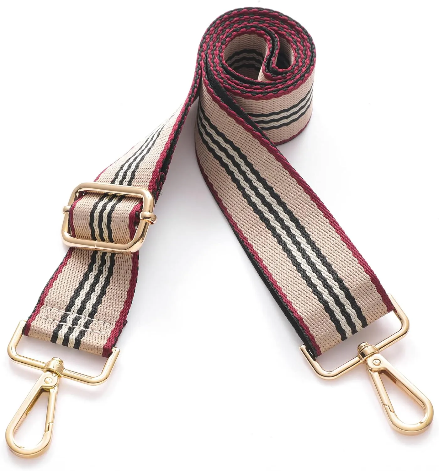 S-Jacorry Purse Strap Replacement Crossbody Wide Shoulder Strap Adjustable Canvas Straps Handbag Strap Replacement Belts