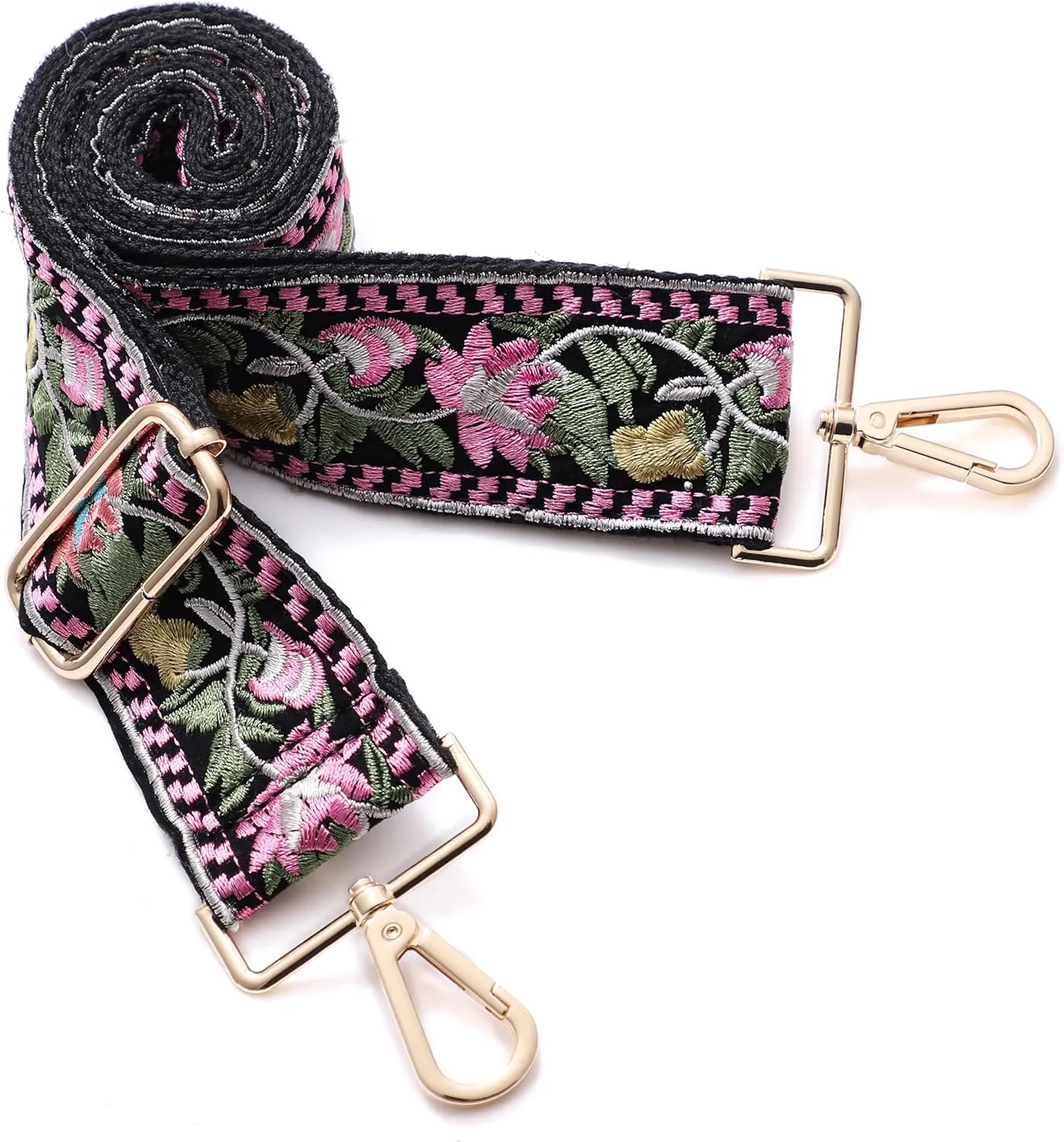 S-Jacorry Purse Strap Replacement Crossbody Wide Shoulder Strap Adjustable Canvas Straps Handbag Strap Replacement Belts
