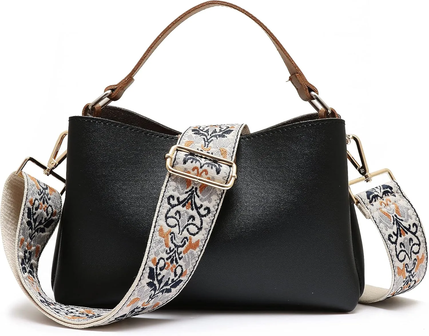 S-Jacorry Purse Strap Replacement Crossbody Wide Shoulder Strap Adjustable Canvas Straps Handbag Strap Replacement Belts