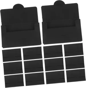 SAFIGLE 50pcs Sleeves Kraft Credit Card Protectors for Hotel Key Convenient Storage Magnetic Strip Safety Broad Compatibility