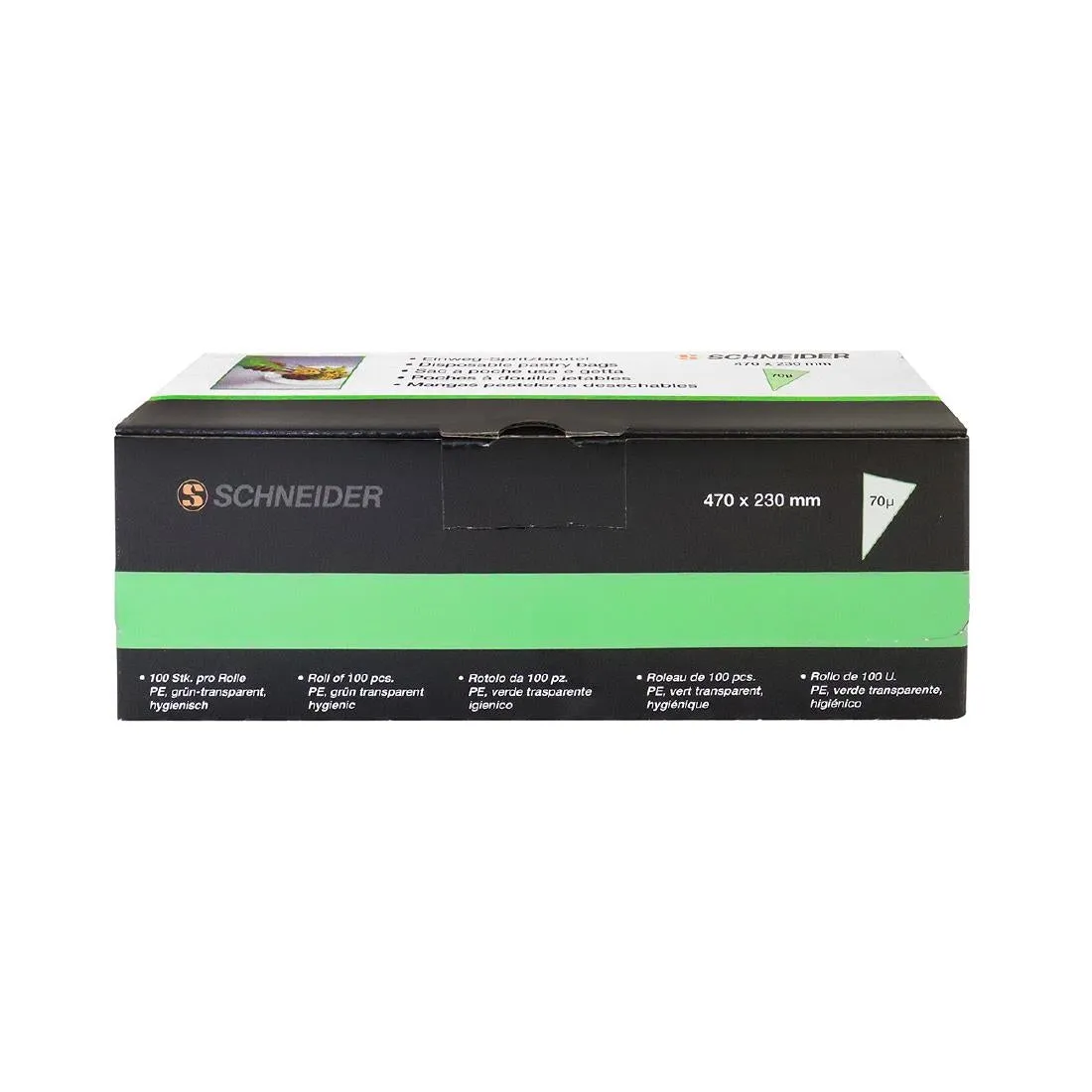 Schneider Green Disposable Piping Bags 47cm (100 pack)