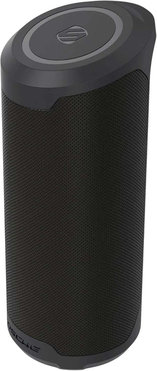 Scosche BTMSMSC1 BoomBottle MS MagSafe Magnetic Bluetooth Speaker - Portable Wireless Magnetic Speakers for Devices, Bikes, Golf Carts, and More - Waterproof speaker with Integrated MagicMount - Black