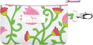 SCOUT IDKase Card Holder, ID Case for Women, Mini Keychain Wallet, Zip Closure