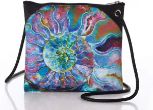 Sea Bags Recycled Sail Cloth Multicolor Nautilus Slim Crossbody Bag Crossbody Bags for Women Travel Purse