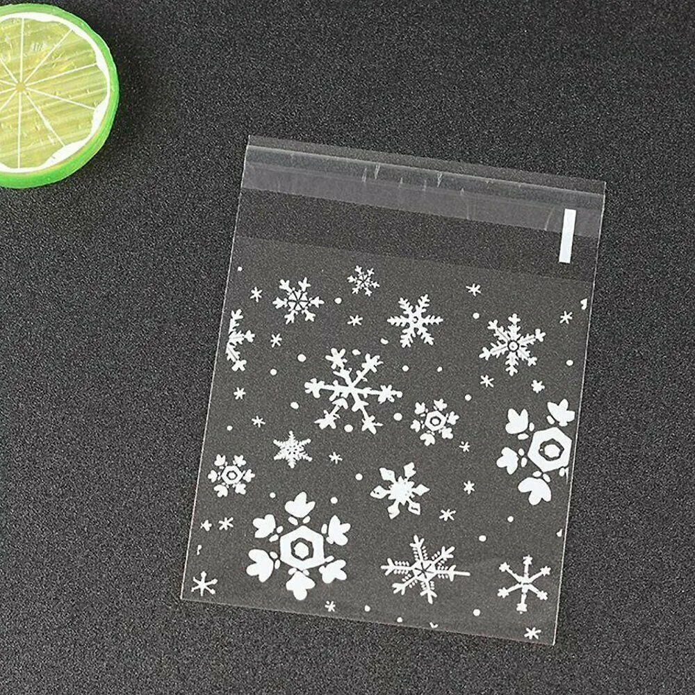 Self Adhesive Cookie Candy Package Bags 100PCS 2Styles