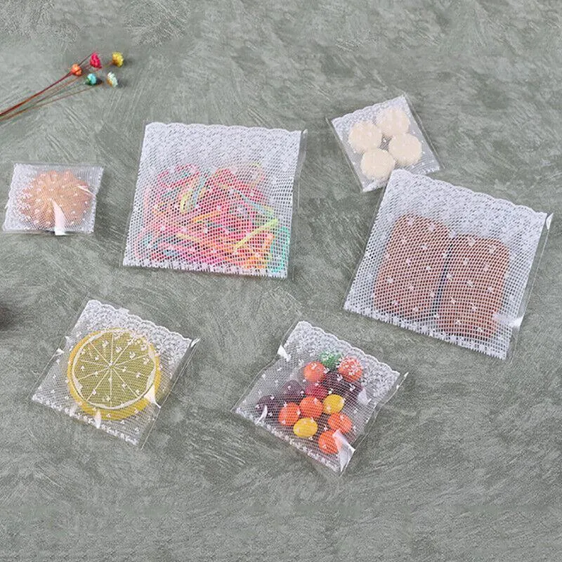 Self Adhesive Cookie Candy Package Bags 100PCS 2Styles