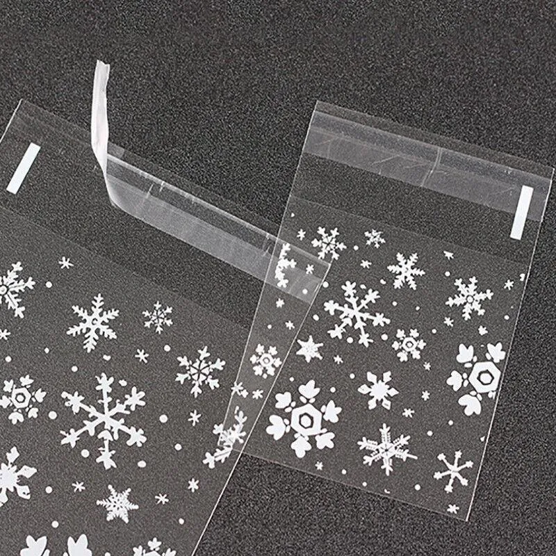 Self Adhesive Cookie Candy Package Bags 100PCS 2Styles