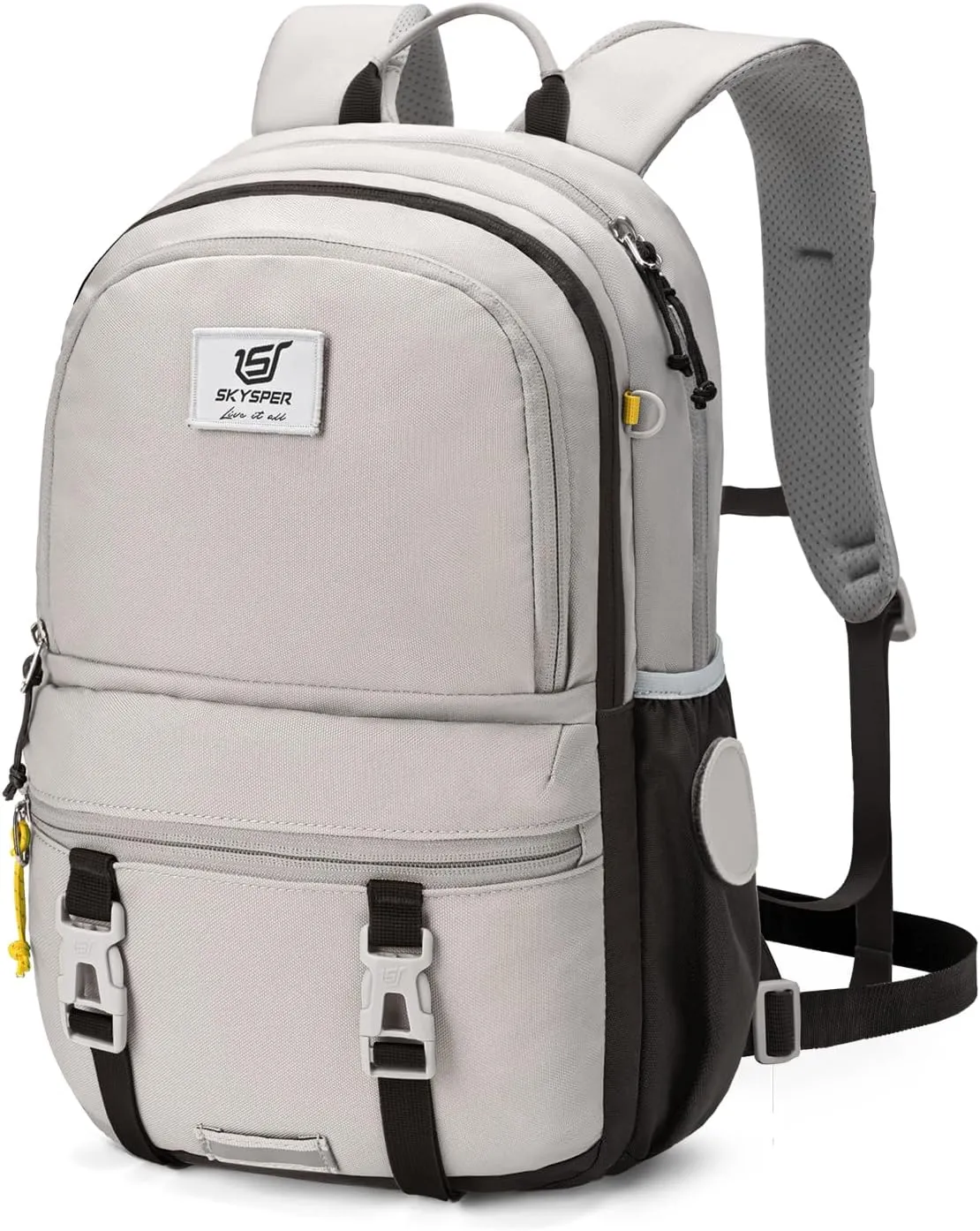 SKYSPER Kids Backpack - 18L School Backpacks Girls Multi-compartment Travel Bags Boys Bookbag Teen with DIY Sticker