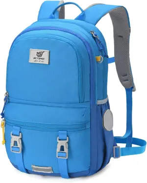SKYSPER Kids Backpack - 18L School Backpacks Girls Multi-compartment Travel Bags Boys Bookbag Teen with DIY Sticker