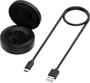 Smart Ring Charging Box for RingConn Gen1, Type C Fast Charger with 590mAh Battery & LED Indicator, Portable Magnetic Charging Case for Travel (12-13#)