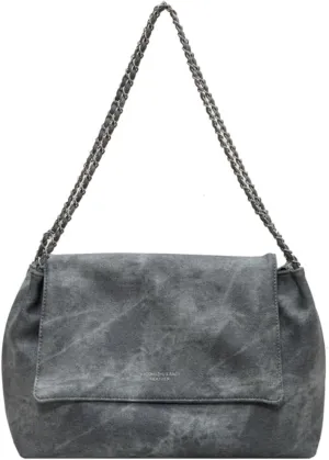 Soft Vegan Leather Shoulder Bag for Women Large Work Tote Purse Trendy Handbags Chain Top Handle Satchels