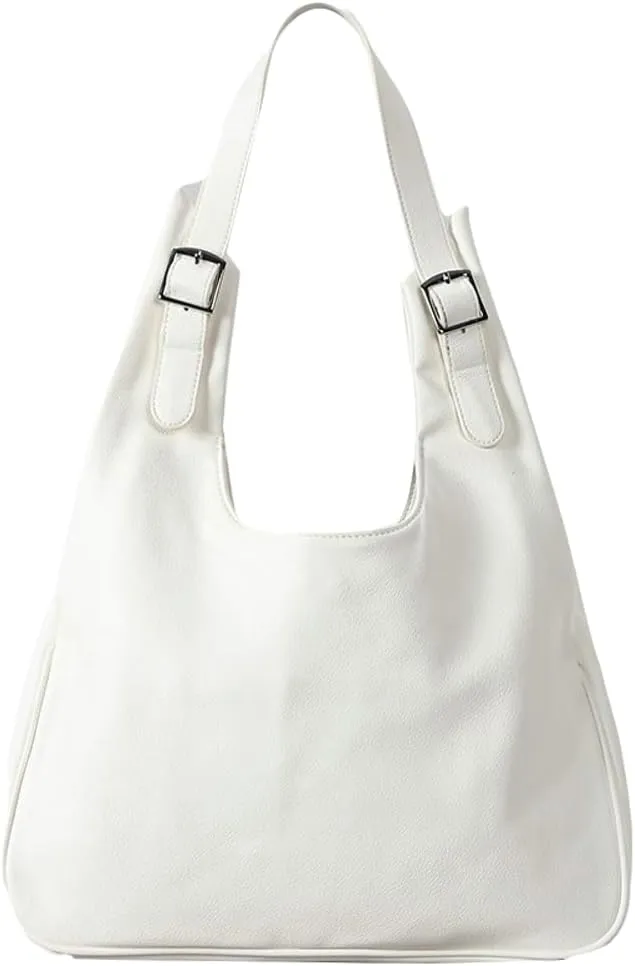Soft Vegan Leather Shoulder Tote Bag for Women Large Working Purses Handbag Travel Top Handle Satchels 2025