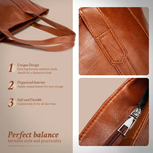 Soraya’s Everyday Edition | Minimalist Leather Tote Bag