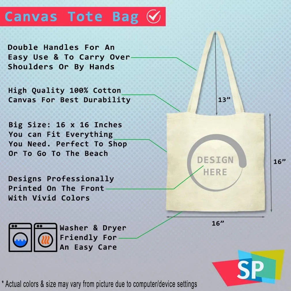 Speedy Pros Canvas Tote Bag for Women When Life Gives You Scraps Make A Quilt Sewing Craft Beach Bags for Women