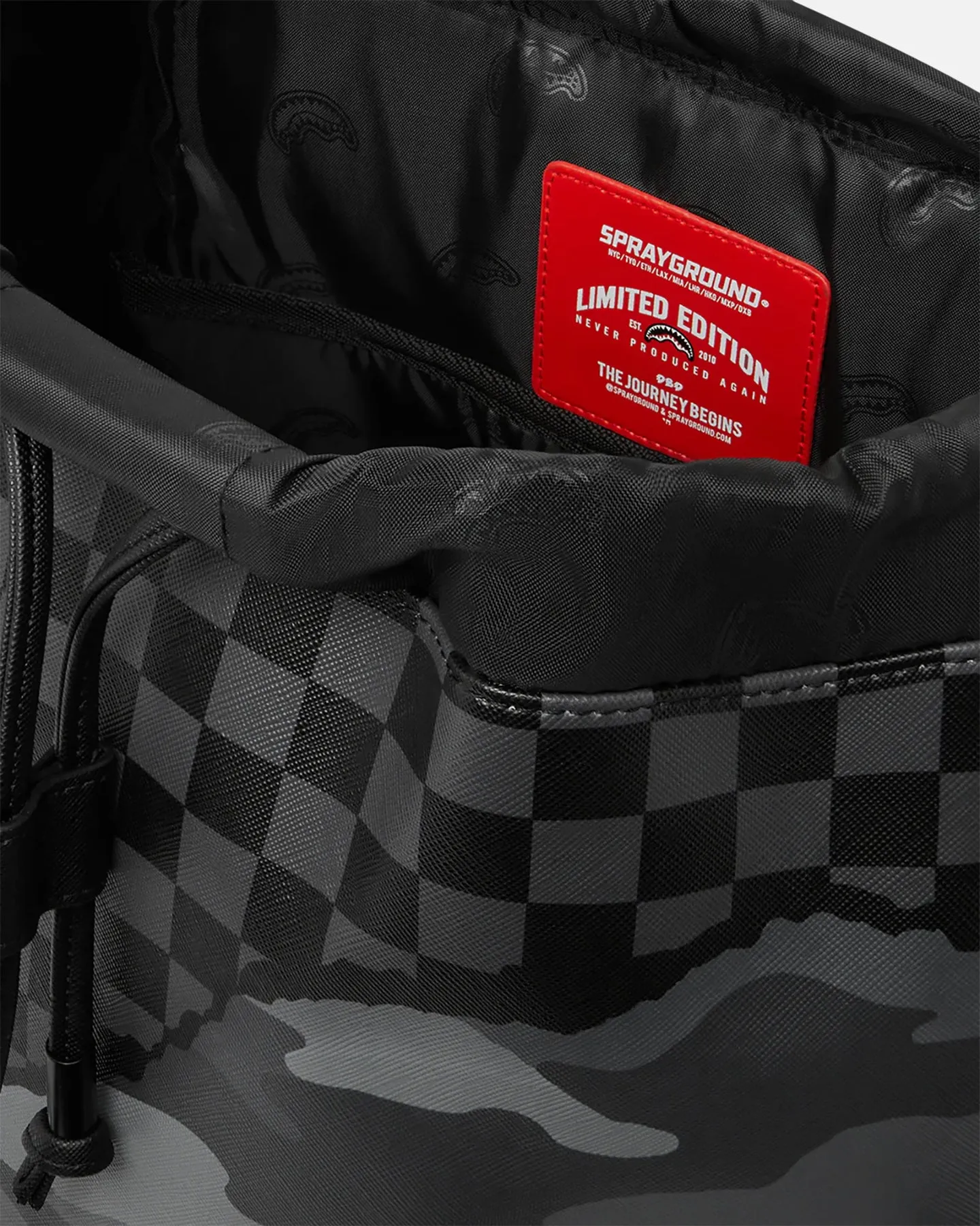 Sprayground Split Up Camo Tear Montecarlo Backpack Multi