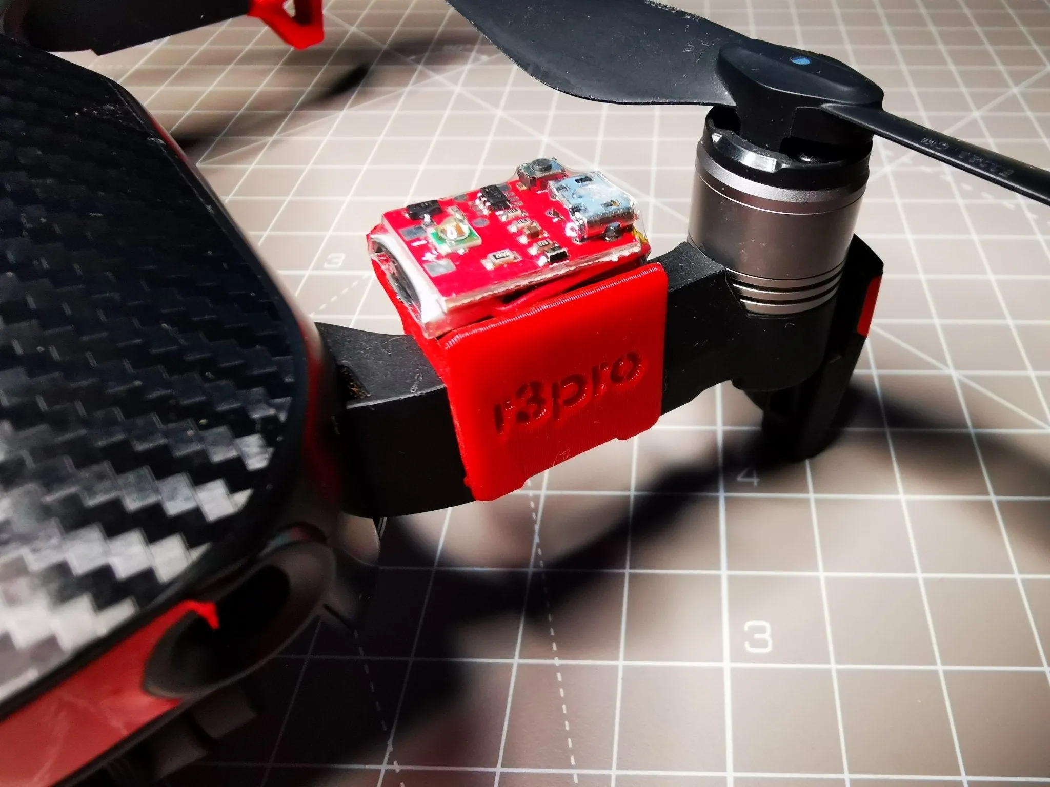 Strobon Cree Holders for Mavic Air Front Arms