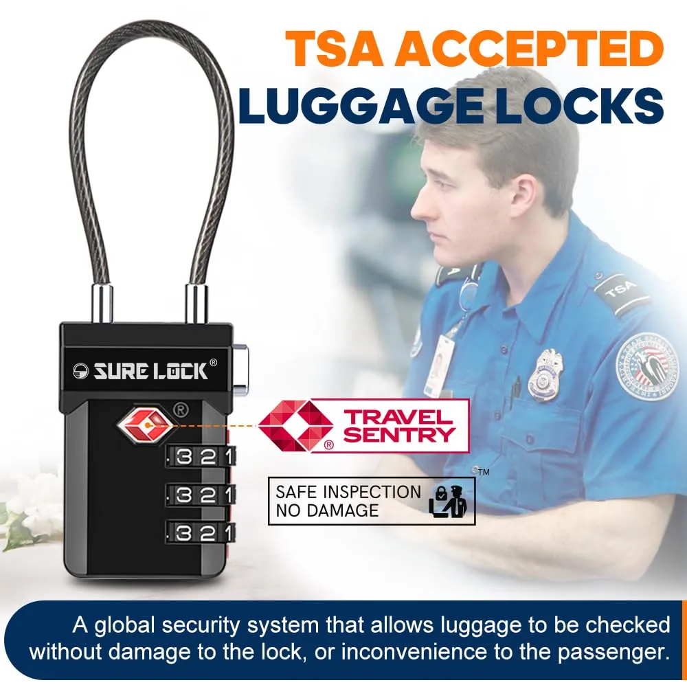 SURE LOCK TSA Luggage Locks