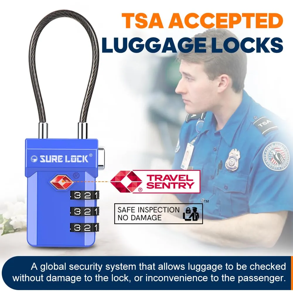 SURE LOCK TSA Luggage Locks